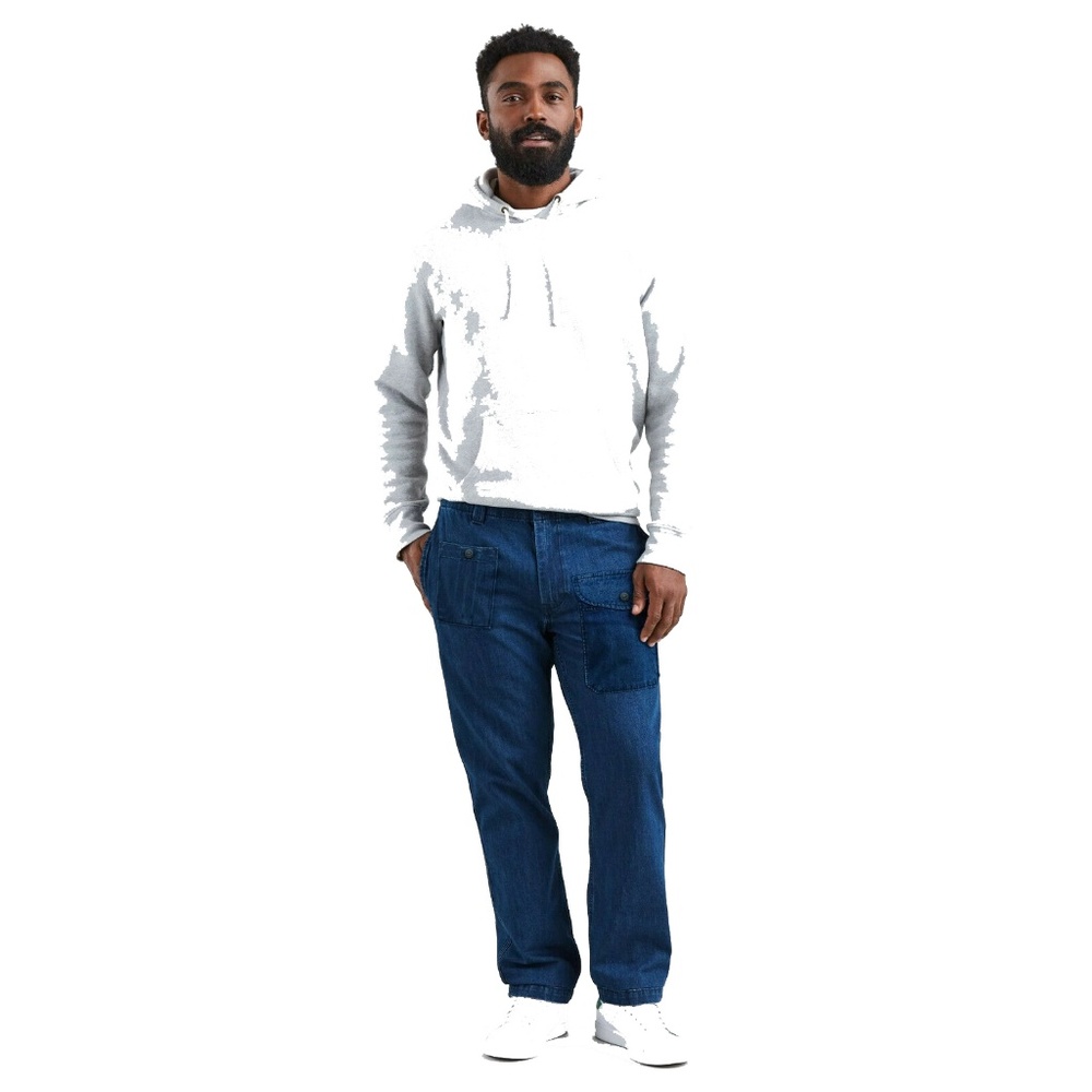 Levi's 541 Athletic Taper Tac Cargo Denim Pants Blue Utility Work Skate